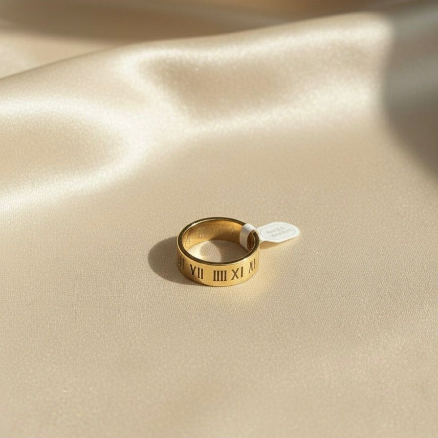 Roman numeral ring