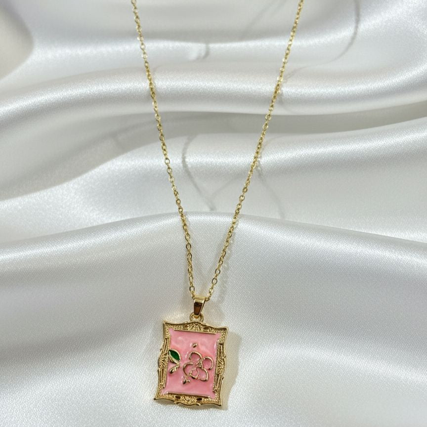 Pink Butterfly Frame