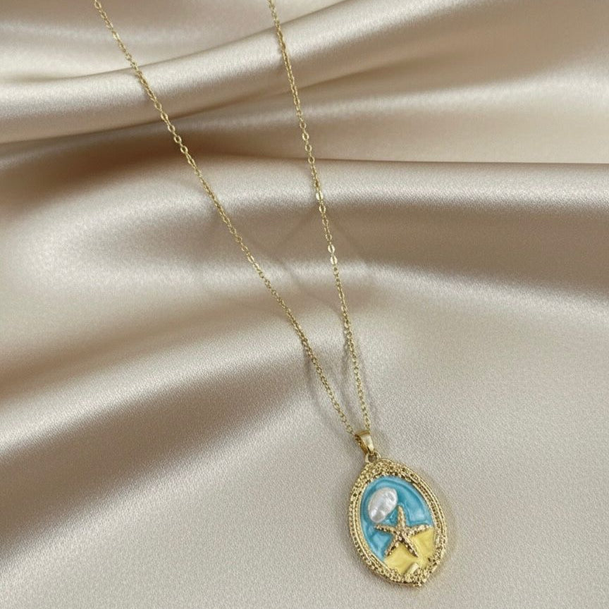 Ocean star charm necklace